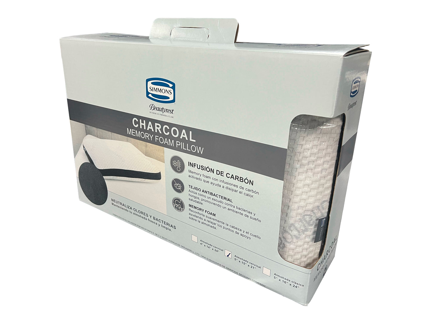 Almohada Simmons Charcoal