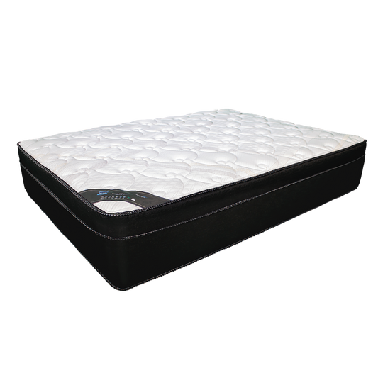 Colchón marca FLEX | EuroTop | Resortes Independientes Encapsulados | Garantía Resortes 5 años | 14" de Altura | Antialérgico | Antiácaro | 2" de Memory Foam